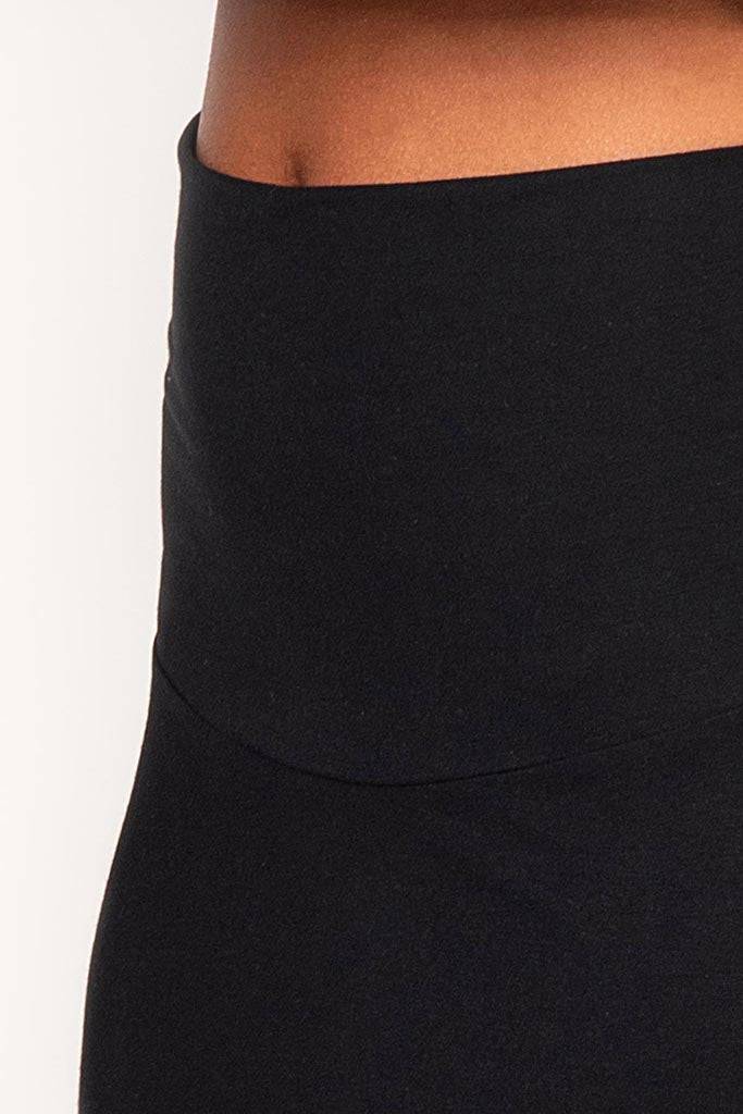 Jupe midi fendue Ombeline