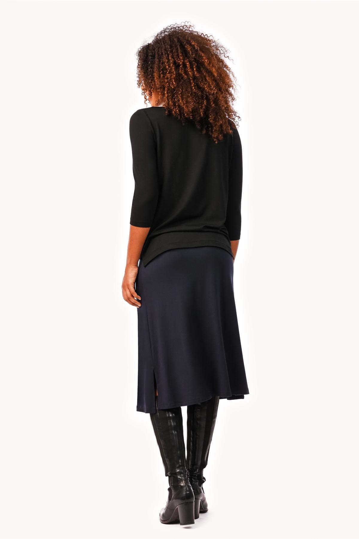 Jupe midi made in France et éco-responsable - Thelma Rose